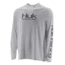HUK Performance Fishing Pursuit Vented LS Tops, Long Sleeve - Mens, White, Large, H1200150-100-L