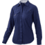 HUK Performance Fishing Salty LS Fishing Button Up Shirt - Womens, Sargasso Sea, Large, H6150002-409-L