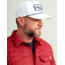 HUK Performance Fishing Scale Shacket -Mens, Scarlet Blaze, Small, H4000152-621-S