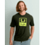 HUK Performance Fishing Stacked Logo Tee - Mens, Cypress Landing, Medium, H1000427-377-M