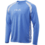 HUK Performance Fishing Strike Solid Long Sleeve Tee - Mens, Carolina Blue, Small, H1200197-420-S