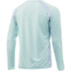 HUK Performance Fishing Strike Solid Long Sleeve Tee - Mens, Seafoam, Small, H1200197-350-S