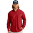 HUK Performance Fishing Tide Point Break Long Sleeve Chambray Shirt - Mens, Scarlet Blaze, Extra Large, H1500166-621-XL