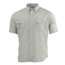 HUK Performance Fishing Tide Point Woven Plaid SS Tops, Short Sleeve - Men's, Beach Peach, 2XL, H1500043-850-XXL