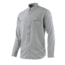 HUK Performance Fishing Tide Point Woven Solid Long Sleeve Shirt - Mens, Small, Sharkskin, H1500062-028-S