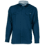 HUK Performance Fishing Tide Point Woven Solid LS Tops, Long Sleeve - Men's, Dark Blue, Small, H1500042-401-S