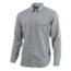 HUK Performance Fishing Tide Point Woven Solid LS Tops, Long Sleeve - Mens, Grey, Large, H1500042-020-L