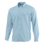 HUK Performance Fishing Tide Point Woven Solid LS Tops, Long Sleeve - Mens, Ice Blue, Large, H1500042-450-L