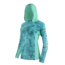 HUK Performance Fishing W Camo Icon Hoodie, Pullover - Womens, Shallows, Large, H6120013-365-L