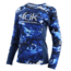 HUK Performance Fishing W Camo Icon LS Tops, Long Sleeve - Womens, Hydro Reflex, Small, H6120021-468-S