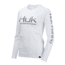 HUK Performance Fishing W Icon LS Tops, Long Sleeve - Womens, White, Large, H6120018-100-L