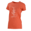 HUK Performance Fishing W Mother Ocean Crew Tops, Short Sleeve - Womens, Coral, Large, H6100018-630-L