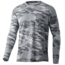 HUK Performance Fishing Waypoint Edisto Long-Sleeve Shirt - Men's, Large, Overcast Grey, H1200459-032-L