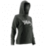 HUK Performance Fishing Womens Hoodie, Black/SubPhantis Night Vision, Large, H6130002-001-L