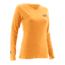 HUK Performance Fishing Womens Logo Long Sleeve Shirt, Light Orange, Extra Small, H6100011-830-XS
