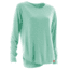 HUK Performance Fishing Womens Relaxed Long Sleeve Shirt, Heather Julep, Extra Small H6100003-345-XS
