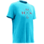 HUK Performance Fishing Xmark Mens Tee, Tahiti Blue Heather, Large, H1000090-435-L