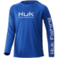 HUK Performance Fishing Pursuit L/S Shirt - Kids, Huk Blue, YM, H7120064-457-YM