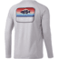 HUK Performance Fishing Sunset Bass Pursuit L/S Shirt - Men's, Oyster, S, H1200421-052-S