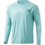 HUK Performance Fishing Sunset Marlin Pursuit L/S Shirt - Men's, Beach Glass, S, H1200420-339-S