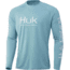 HUK Performance Fishing Vented Pursuit L/S Shirt - Mens, Porcelain Blue, S, H1200396-481-S