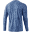 HUK Performance Fishing Waypoint Running Lakes L/S Shirt - Men's, Titanium Blue, XL, H1200444-428-XL