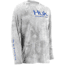 HUK Youth Kryptek Icon Long Sleeve Shirt, Kryptek Yeti Royal H7000001YT1YXL