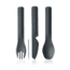 Human Gear GoBites Utensil, Trio with Case, Gray, HG0420