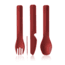 Human Gear GoBites Utensil, Trio with Case, Red, HG0423