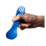 Human Gear GoBites Utensil, Uno, Blue, HG0402