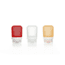 Humangear GoToob+ 3-Pack, 1.7oz, Clear/Red/Orange, Clear/Red/Orange, HG-31551