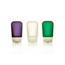 Humangear GoToob+ 3-Pack, 2.5oz, Clear/Purple/Turquoise, Clear/Purple/Turquoise, HG-22485