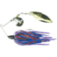 Humdinger Spinnerbait, Gold Colorado Blade/Nickel Willow Blade, 4/0 Hook, Purple/Red/Blue Skirt, 1/4oz, 01-S