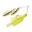 Humdinger Spinnerbait, Gold Colorado/Willow Blade, 4/0 Hook, Chartreuse, 1/4oz, 02-B
