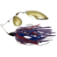 Humdinger Spinnerbait, Gold Colorado/Willow Blade, 4/0 Hook, Purple/Red/Blue Skirt, 1/4oz, 02-S