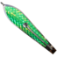 Huntington Lures Huntington Eco Lure Spoon, 5 1/2in 9/0 Hook, Stainless Steel w/Fluorescent Green Flash Scale, ECO3-1/2-GRFS