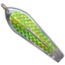 Huntington Lures Huntington Original Drone Spoon, 2 1/4in 3/0 Hook, 1/6oz, Fluorescent Yellow Flash Scale, 0-YFS