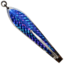 Huntington Lures Huntington Original Drone Spoon, 5 1/2in 10/0 Hook, 1-1/8oz, Stainless Steel w/Blue Flash Scale, 3-1/2S-BLFS