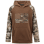 Huntworth Lifestyle Performance Fleece Horizontal Camo Flag Hoodie - Youth, Dark Earth/Tarnen, Extra Large, E-9602-YB-DKE/TRN-XL