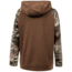 Huntworth Lifestyle Performance Fleece Horizontal Camo Flag Hoodie - Youth, Dark Earth/Tarnen, Extra Large, E-9602-YB-DKE/TRN-XL