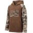 Huntworth Lifestyle Performance Fleece Horizontal Camo Flag Hoodie - Youth, Dark Earth/Tarnen, Extra Large, E-9602-YB-DKE/TRN-XL