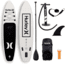 HURLEY One And Only Inflatable Paddle Board Set, 10ft 6in, White/Black, HUR-007