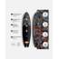 HURLEY PhantomTour Inflatable Paddle Board Set, 10ft 6in, Color Wave, HUR-002