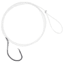 Hurricane 18in Mono Circle Snelled Hook, Size #4 Bc, HR-BCH4-6
