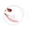 Hurricane FS32403-1/0 Fluke Rig Spinner &amp; Bucktail 1/0 White 60LB, FS32403-1/0