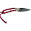 Huto Lifestyle EXO-Skeleton High Mountain M390 Steel 3.25in Fixed Blade Knife, Satin, Red/black, EXOSKTNHGHMTNM390SR/B