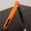 Huto Lifestyle Finisher Folding Hard Blade Skinner Knife, Orange, FINSH-KNV-ORG