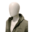 Huto Lifestyle Fuzzy Fleece Hoodie w/Nylon Outer Shell, Ranger Green, Large, FUZYFLCE-HDIE-RNGGRN-L