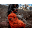 Huto Lifestyle Meat Throw Tarp/Shelter, Regular, Orange, MEAT-TARP-REG