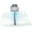 HydraPak Flux Plus Water Bottle, Clear/HP Blue, 1.5L/50oz, GF425F